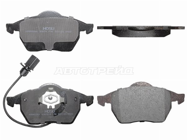 Колодки тормозные (Спереди) Audi A4 99-09 / A6 94-10