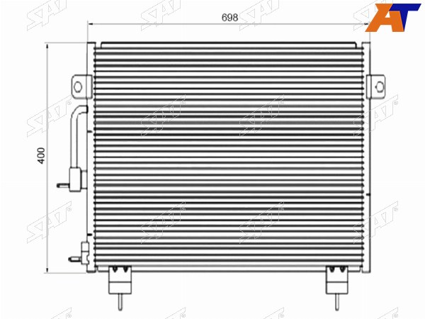 Радиатор кондиционера CHERY TIGGO, CHERY TIGGO (T11) 05-13, CHERY TIGGO (T11) 05-16 на 
                          
                          Чери Тиго Т11 1 поколение 
