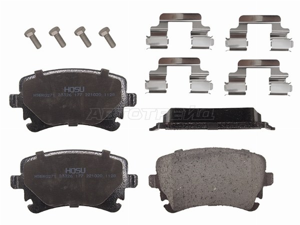 Колодки тормозные (Сзади) Audi A4 00-09 / A6 04-10 Колодки тормозные (Сзади) Audi A4 00-09 / A6 04-10