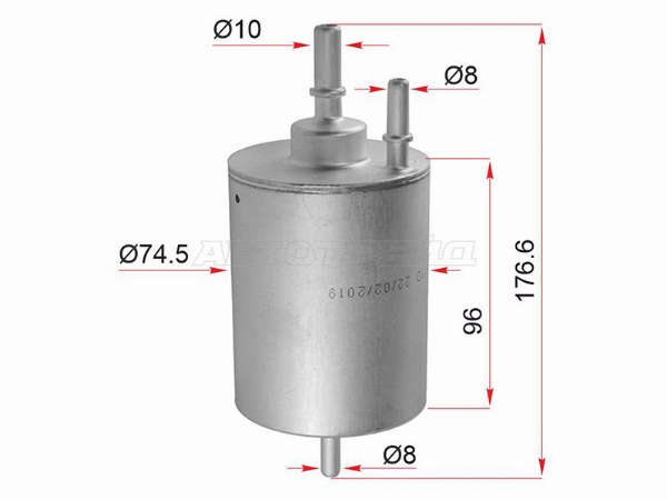 Фильтр топливный Audi A4 00-09 / A6 04-10