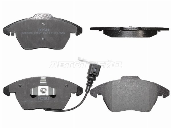 Колодки тормозные (Спереди) Audi A3 03-13 / Q3 11-19 / Volkswagen Golf 03-16 / Jetta 05-10 / Passat Колодки тормозные (Спереди) Audi A3 03-13 / Q3 11-19 / Volkswagen Golf 03-16 / Jetta 05-10 / Passat