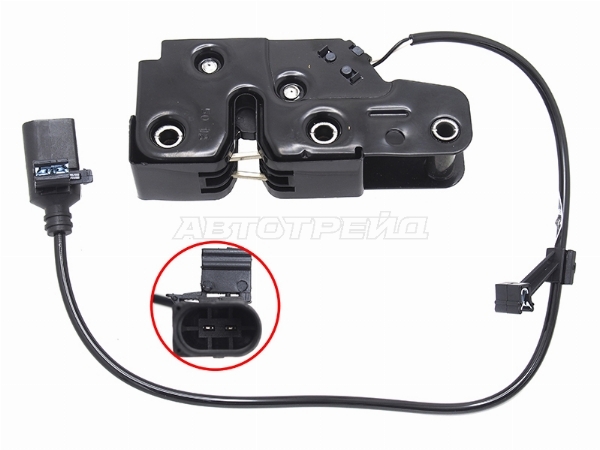 Замок капота AUDI A4/S4 07-, AUDI A5/S5 07-, AUDI Q5 08-