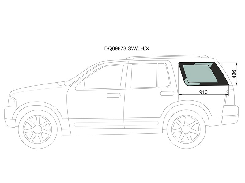 Форд эксплорер 4 схема. Размер стекла багажника Форд эксплорер. Из чего состоит стекло кузова (собачник) автомобиля Хонда.