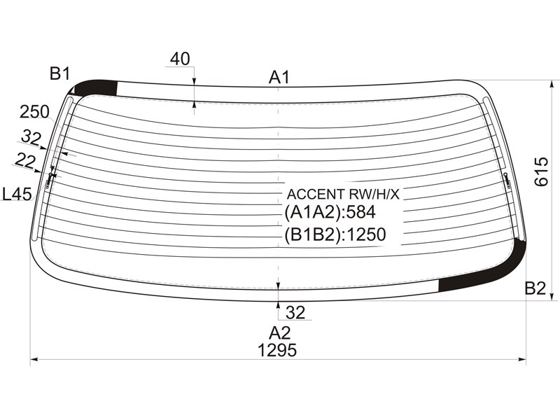 Размеры заднего стекла. Хендай акцент размер заднего стекла 2006. Ширина заднего стекла Хендай акцент ТАГАЗ. Размер заднего стекла Хендай акцент ТАГАЗ. Хендай Солярис заднее стекло размер.