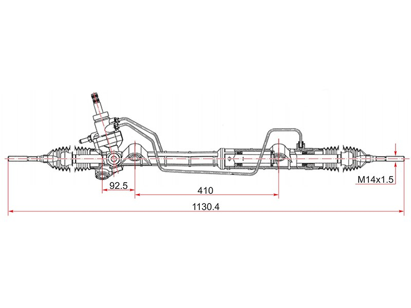 Рулевая рейка мазда 6 gh схема