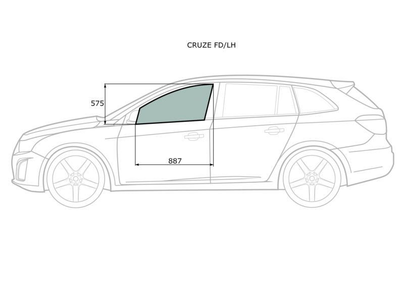 Чертеж chevrolet cruze