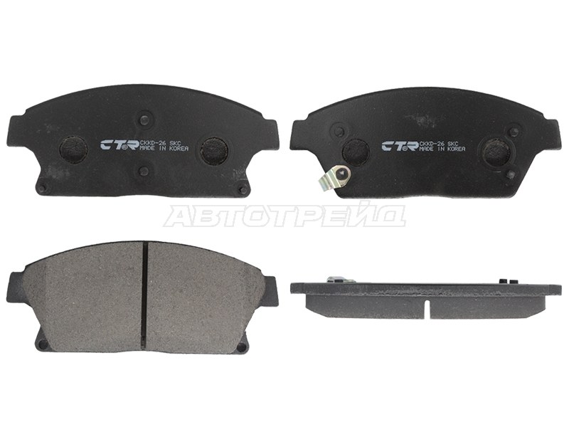 Колодки тормозные (Спереди) Chevrolet Aveo 02- / Cruze 09-15