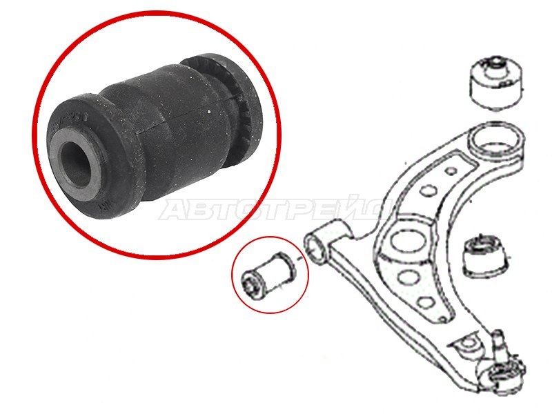 Сайлентблок переднего нижнего рычага передний TOYOTA PASSO 04-/BB 06-/RAV4 00-05/DAIHATSU BOON M300 SAT ST48654B2010