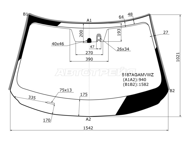 SAINT-GOBAIN SEKURIT 5187AGAMVWZ