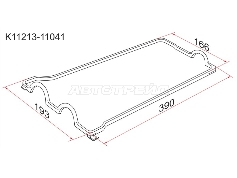 Прокладка клапанной крышки Toyota Caldina (T190) 92-02 / Corolla 91-02 4EFE;5EFE