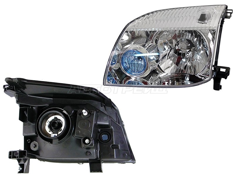 Фара Nissan X-Trail 00-07 (Слева/ Галоген/ Ручная регулировка)