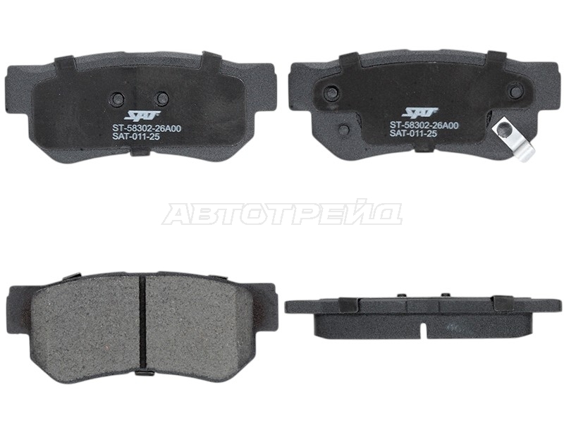 Колодки тормозные (Сзади) Hyundai Elantra 00-12 / Santa Fe 00-12