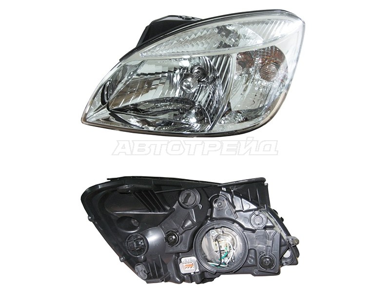 Фара Kia Rio 05-11 / Pride 05-09 (Слева/ Галоген/ Ручная регулировка)