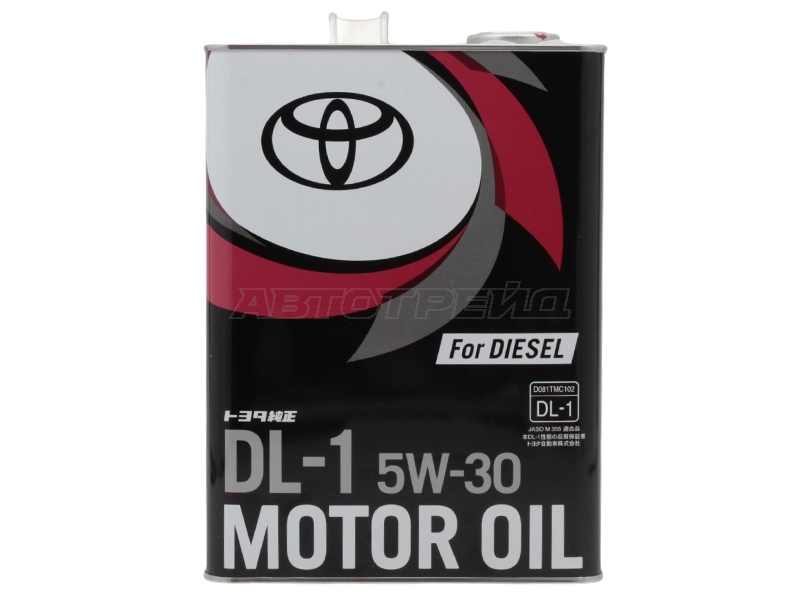 Масло для дизельных двигателей Toyota Diesel Oil DL-1 5W30 4л старый артикул 08883-02805 TOYOTA 0888303105