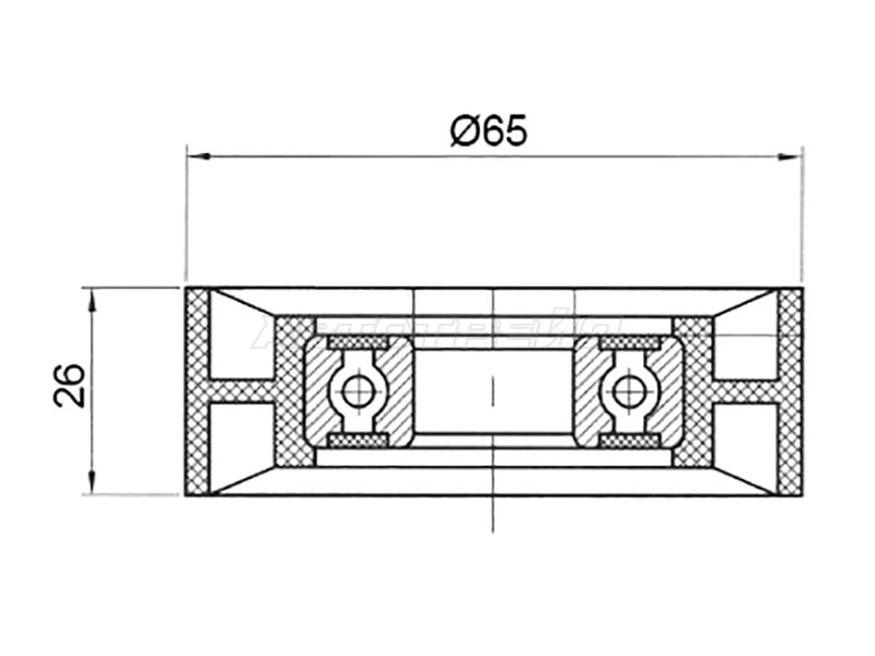 Ролик приводного ремня натяжителя HYUNDAI I10/I20/I30/I40/IX20/IX35/KIA CEED 14-17CRDI SAT ST252812A100