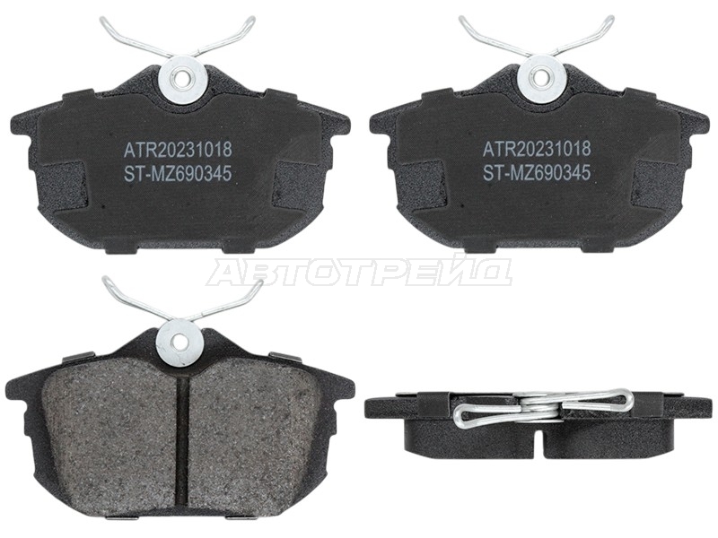 Колодки тормозные (Сзади) Mitsubishi Carisma 95-04 / Colt 02-12