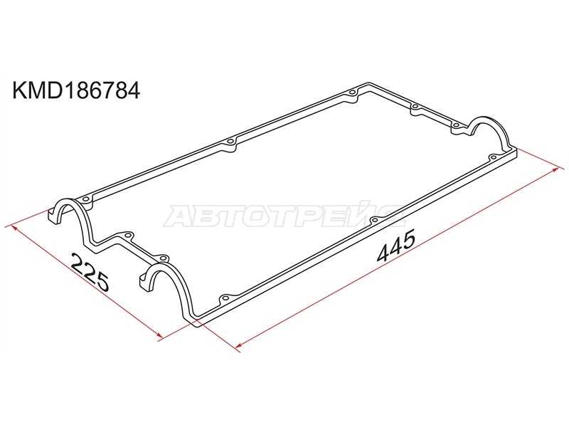 Прокладка клапанной крышки Mitsubishi Chariot 94-97 / Eclipse 89-99 4G63