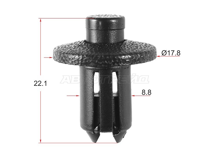 Клипса (TOYOTA/LEXUS/MAZDA/HONDA (Продажа по 10шт))