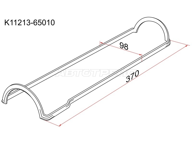 Прокладка клапанной крышки Toyota Hilux Pick Up 88-97 / 4Runner 84-95 3VZE