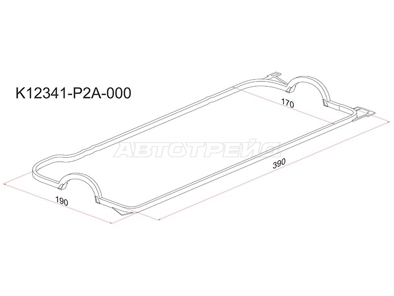 Прокладка клапанной крышки Honda Civic 95-00 / HR-V 98-07 D13B;D15B;D16A