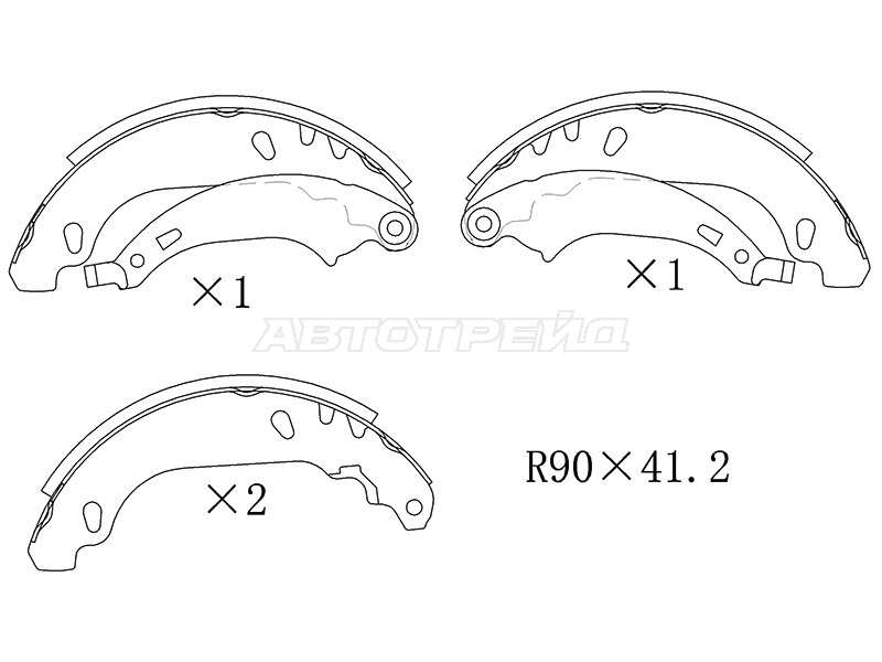 Колодки тормозные (Сзади) Renault Logan 04-18 / Sandero 09-14