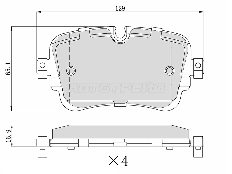 Колодки тормозные (Сзади) Audi A6 18-22 / A7 17-