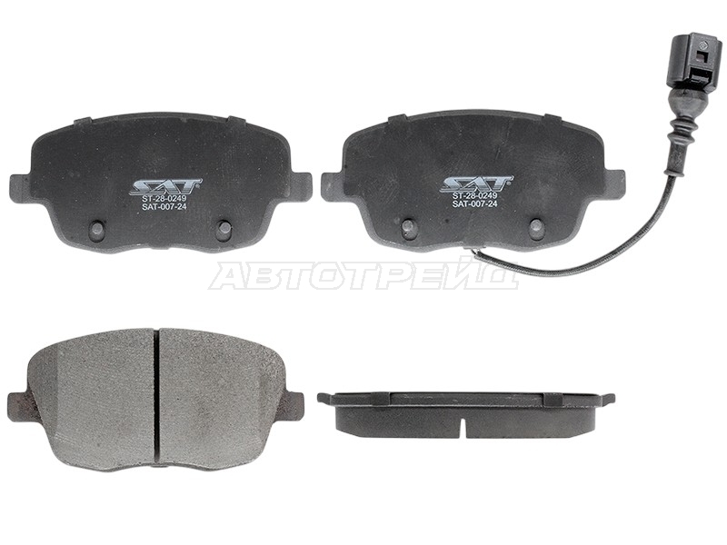 Колодки тормозные (Спереди) Volkswagen Polo 01-09 / SEAT Ibiza 02-06