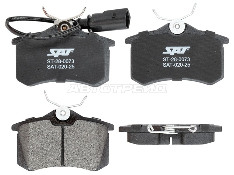 Колодки тормозные (Сзади) Audi A3 96-13 / A4 94-09