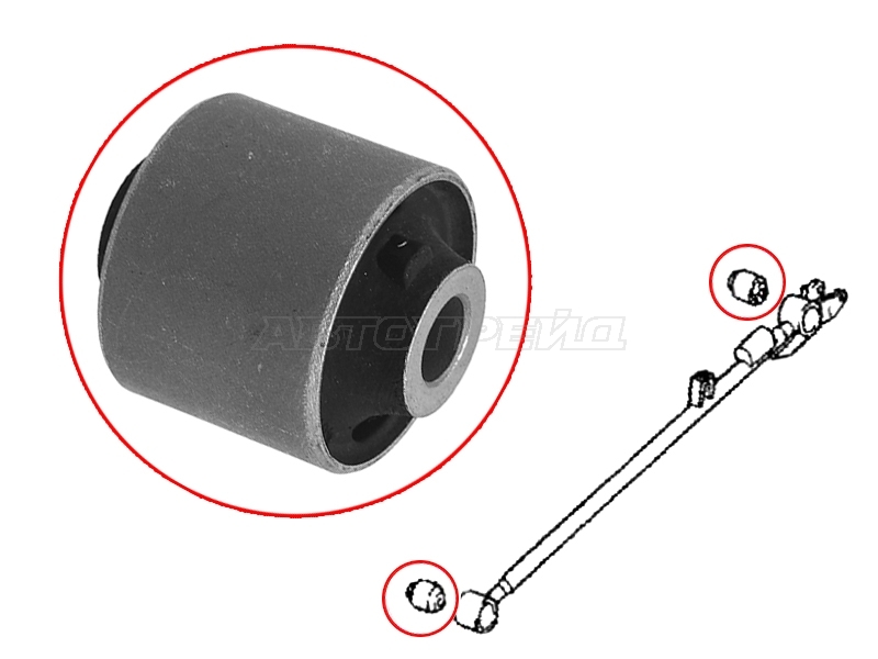Сайлентблок рычага Daihatsu Terios 97-06 / Toyota Cami 99-06
