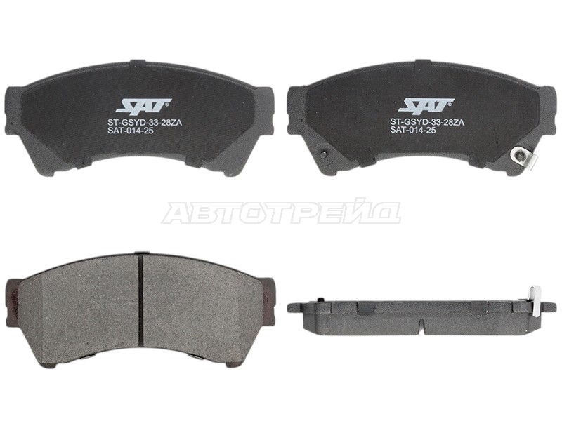 Колодки тормозные (Спереди) Ford Fusion 02-12 / Mazda 6 07-12