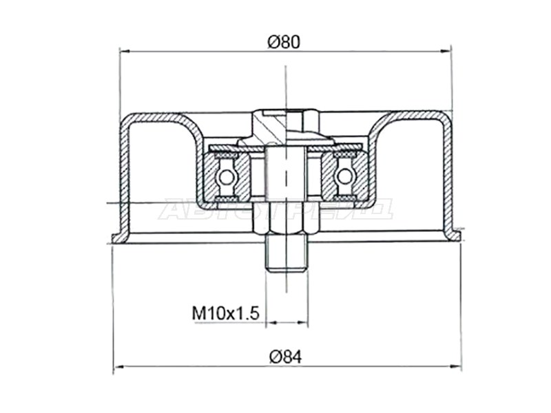 Ролик приводного ремня Nissan Murano 02-08 / Teana 03-08