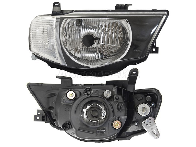 Фара Mitsubishi L200 07-14 / Triton 06-10 (Справа/ Галоген/ Ручная регулировка)