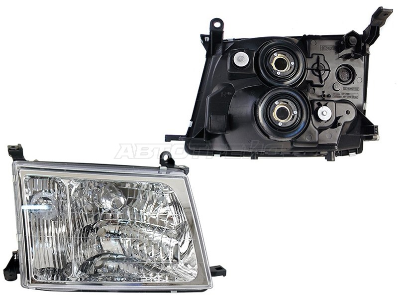 Фара Toyota Land Cruiser (J100) 98-02 (Справа/ Галоген/ Ручная регулировка)