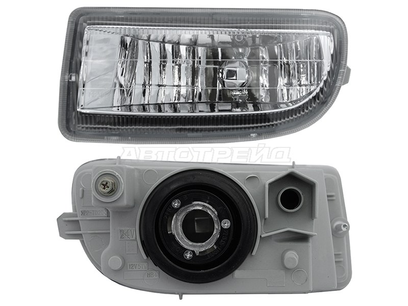 Фара противотуманная (Слева) Toyota Land Cruiser (J100) 98-07 / Grand Hiace 99-02