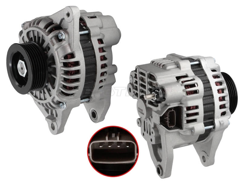 Генератор Mitsubishi Lancer 02-10 / Outlander 02-09 (4G63/4G69 12V 100A)