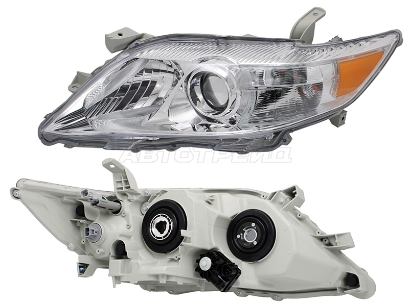 Фара Toyota Camry Europe/Russia (XV40) 09-11 / Camry USA 09-11 (Слева/ Галоген/ С электрокорректором