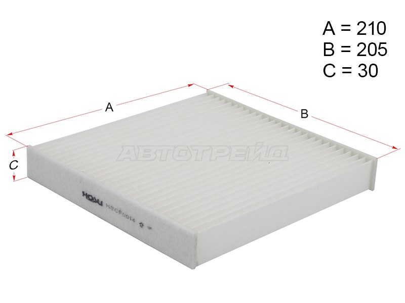 Фильтр салона HONDA FIT 07-13 HOSU HSCF0014