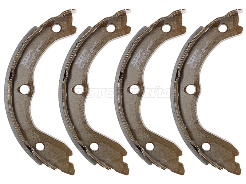 Колодки тормозные барабанные (Сзади/ Стояночный тормоз) Nissan Primera 01-08 / X-Trail 00-07