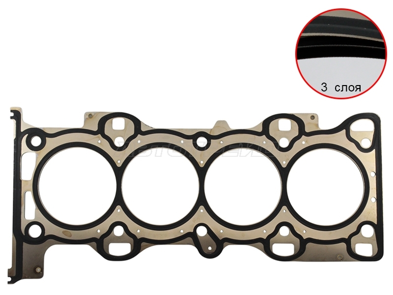 Прокладка головки блока цилиндров Ford Fiesta 02-08 / Focus 98-11 AOBA;AOBC;AODA;AODB;AODE;AOWA;AOWB