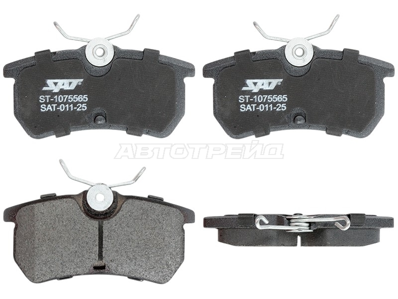 Колодки тормозные (Сзади) Ford Fiesta 05-19 / Focus 98-04