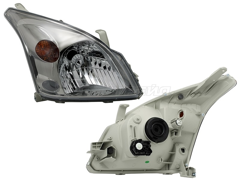 Фара Toyota Land Cruiser Prado (J120) 07-09 (Справа/ С электрокорректором/ Тёмный хром), артикул ST-212-11D7BR