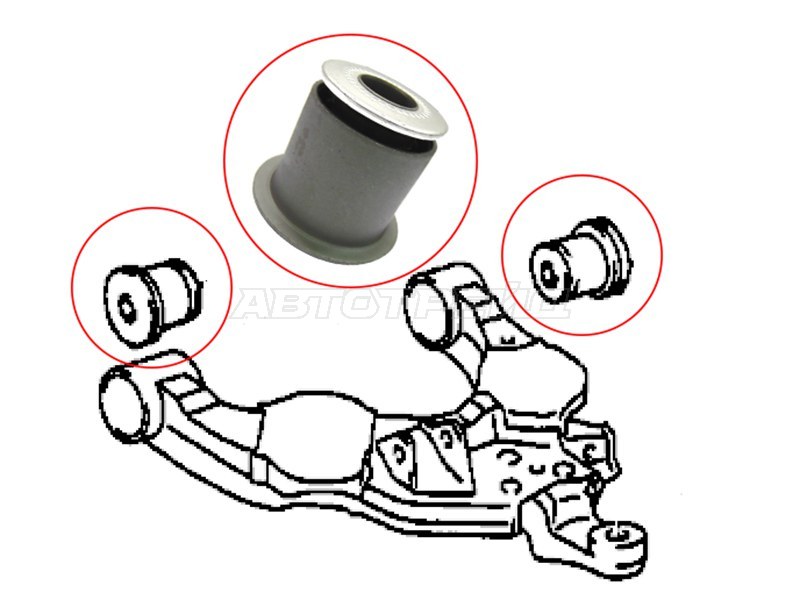 Сайлентблок рычага Toyota Land Cruiser Prado (J90) 96-02 / 4Runner 95-02