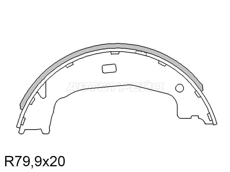 Колодки тормозные барабанные (Сзади) BMW 1-Series 04-19 / 3-Series 98-19