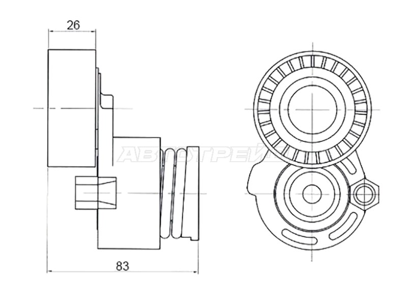 Натяжитель Nissan Almera 00-19 / Juke 10-20
