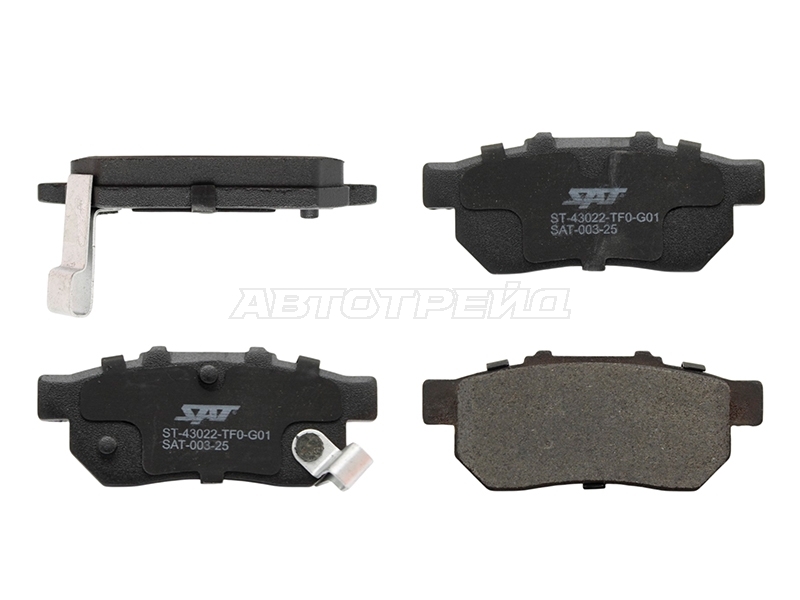 Колодки тормозные (Сзади) Honda Civic 95-00 / Civic Ferio 95-00