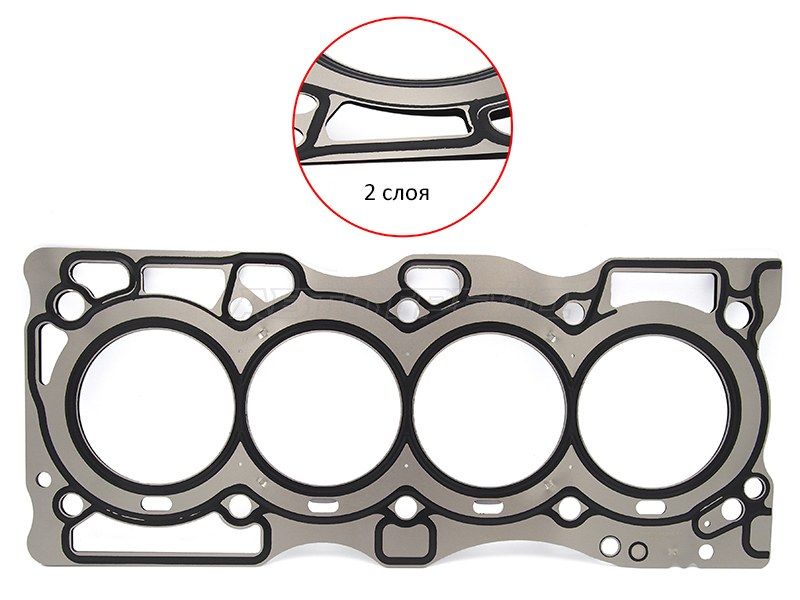 Прокладка головки блока цилиндров Nissan Murano 07-16 / Teana 08-14 QR25DE (Металл)