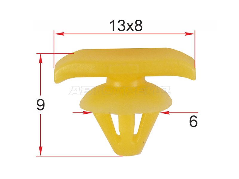 Клипса (уплотнителя двери VAG (Продажа по 10шт))