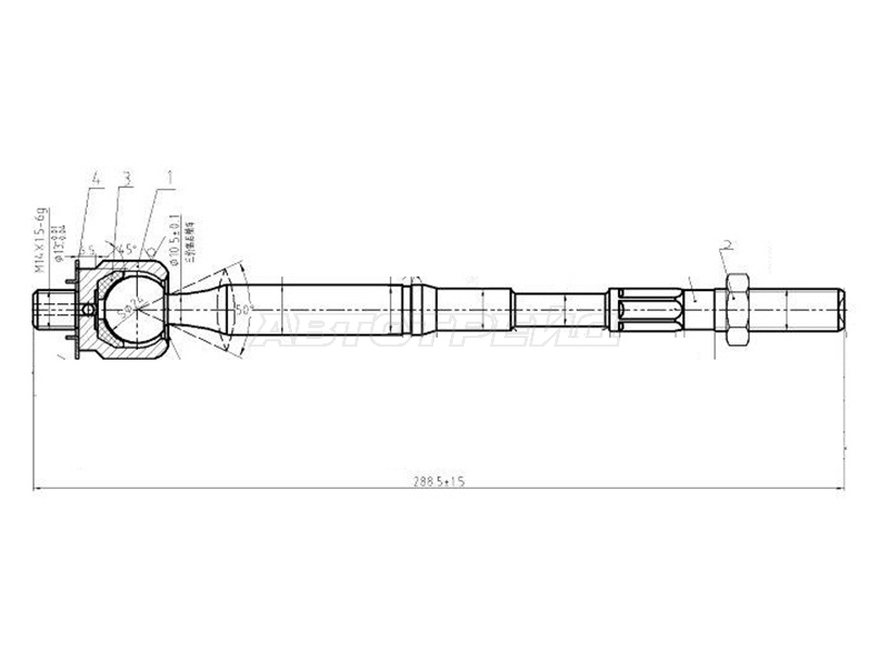 Рулевая тяга Toyota Allion (T260) 07-21 / Caldina 02-07