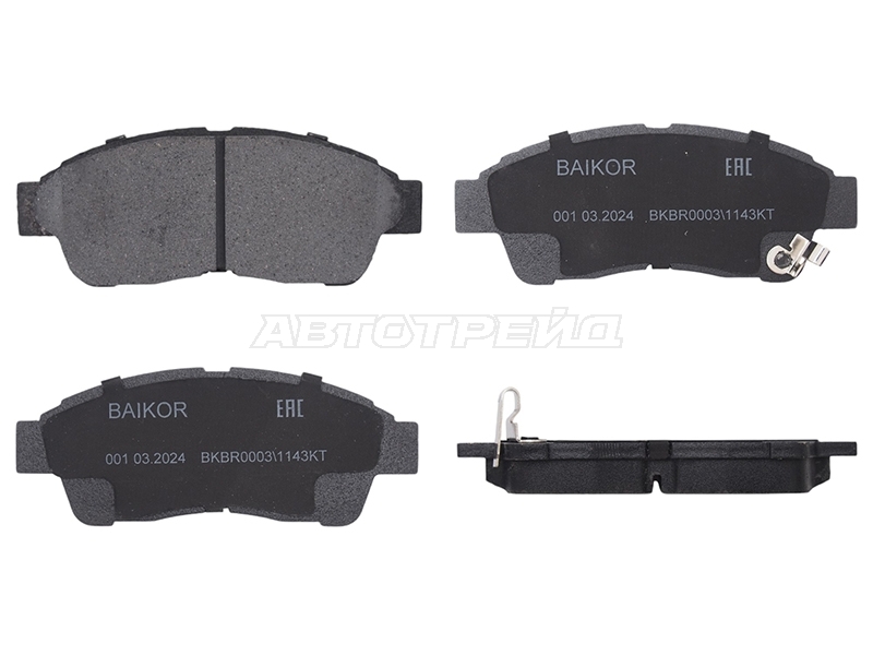 Колодки тормозные передние Toyota Rav 4/Corolla 92 BAIKOR BKBR0003