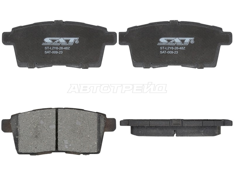 Колодки тормозные (Сзади) Mazda CX-7 06-12 / Ford Edge 06-14